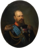 Портрет Александра III.худ. Н.Т. Богацкий, 1887. (Резиденция российского посла в Париже)
