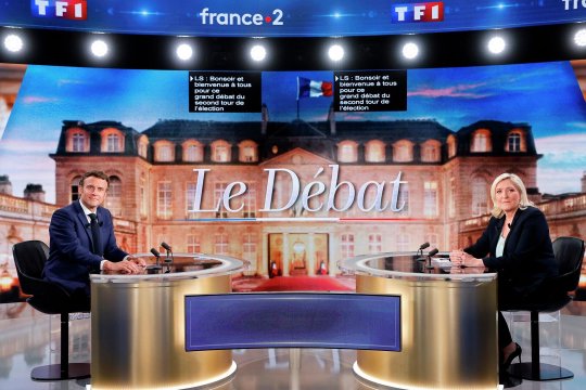 Дебаты во Франции. Ничья в пользу Макрона