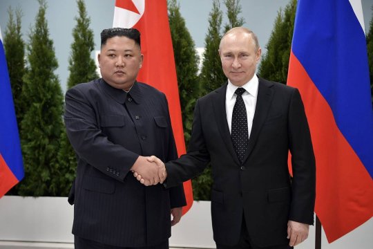 Лидер КНДР Ким Чен Ын направил ответную телеграмму Владимиру Путину