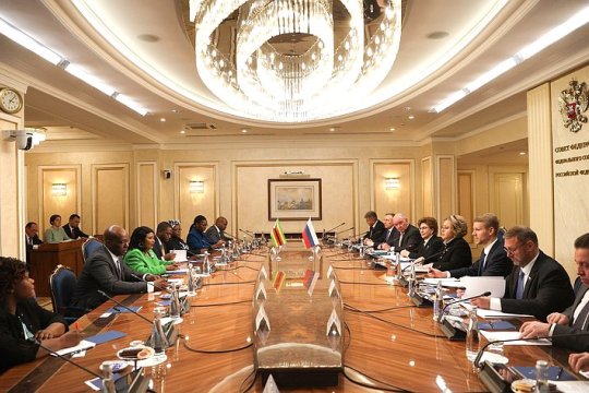 Председатель Совета Федерации пригласила супругу Президента Республики Зимбабве принять участие в четвертом Евразийском женском форуме