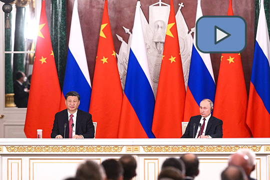 Заявление для прессы лидеров России и Китая