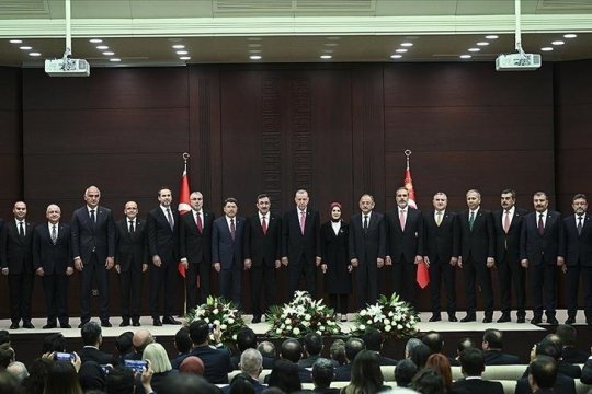 Эрдоган представил новый состав правительства Турции
