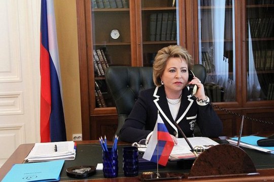 Состоялся телефонный разговор В. Матвиенко с Председателем Совета Республики Национального собрания Беларуси Н. Кочановой