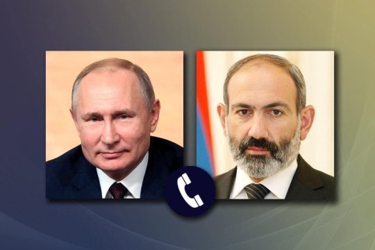 Путин провел телефонный разговор с Пашиняном