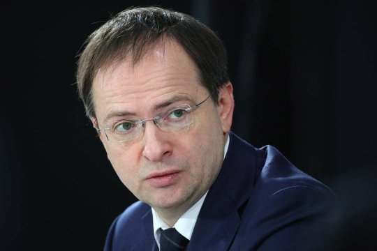 Мединский: украинская сторона запросила прямые переговоры между Путиным и Зеленским