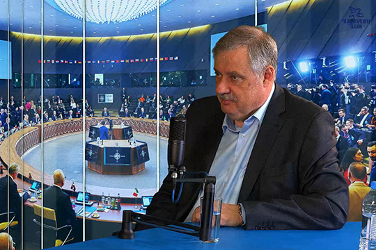 «Визави с миром». Дмитрий Евстафьев. Саммит НАТО: Впервые ни слова о расширении. Почему?
