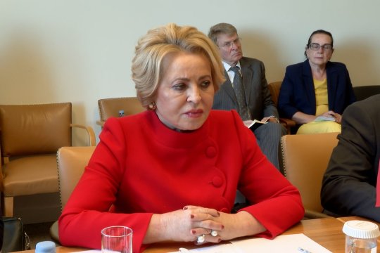 Встречи В.Матвиенко на полях всемирной конференции спикеров парламентов в Женеве