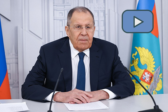 Видеопоздравление С.В.Лаврова по случаю Дня дипломатического работника