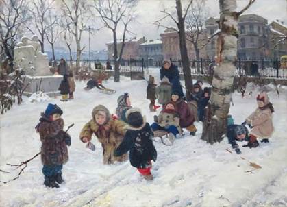 Федор Савостьянов. Детский сад. 1951