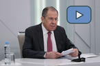 Сергей Лавров ответил на вопросы на Первом канале
