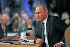 Большая пресс-конференция Президента России Владимира Путина в Москве
