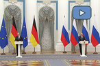 Пресс-конференция по итогам переговоров Владимира Путина и Олафа Шольца