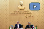 Совместная пресс-конференция Сергея Лаврова и Эльмара Мамедъярова в Баку