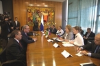 Председатель СФ В. Матвиенко провела встречу с Председателем Палаты депутатов Национального конгресса Бразилии