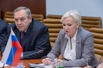 Сенаторы О. Ковитиди и С. Мамедов провели встречу с Послом Греции в Москве Данаи-Магдалини Куманаку