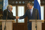 Выступление  С.В.Лаврова  по итогам  встречи со специальным представителем ООН/ЛАГ по Сирии Л.Брахими, Москва, 29 декабря 2012 года