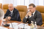 К. Косачев встретился со спикером парламента Приднестровья М. Бурлой