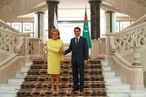 Состоялась встреча Председателя Совета Федерации В. Матвиенко с Президентом Туркменистана Г. Бердымухамедовым