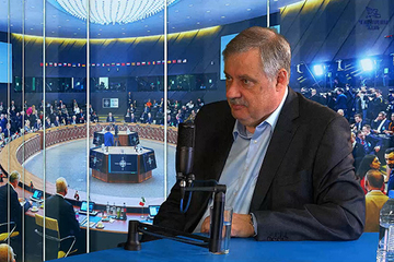 «Визави с миром». Дмитрий Евстафьев. Саммит НАТО: Впервые ни слова о расширении. Почему?