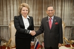 Председатель СФ провела переговоры с Председателем Сената Парламента Малайзии
