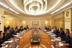Председатель СФ Валентина Матвиенко провела встречу с Председателем Верховного Народного Собрания КНДР Пак Тхэ Соном