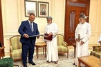 Состоялась встреча М. Ахмадова с Председателем Государственного Совета Султаната Оман Шейхом Абдельмаликом Аль-Халили
