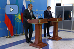 Пресс-конференция глав МИД России и Казахстана