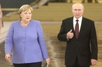 В Кремле завершились переговоры Путина и Меркель