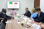 Председатель СФ В. Матвиенко провела встречу с Председателем Национальной ассамблеи Республики Замбии П. Матибини