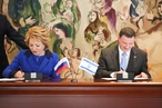 Совет Федерации и Кнессет Израиля подписали Соглашение о развитии межпарламентского сотрудничества