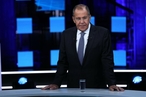 Выступление Сергея Лаврова на ток-шоу «Большая игра» на «Первом канале»