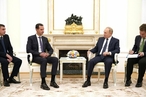 Владимир Путин принял в Кремле Башара Асада