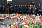 Президент принял участие в памятных мероприятиях, посвящённых 100-летию геноцида армян