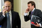 Владимир Путин провел телефонный разговор с Эммануэлем Макроном