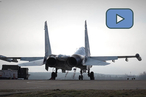 В Минобороны России опубликовали видео боевой работы СУ-35 в зоне проведения СВО