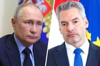 Переговоры Владимира Путина и канцлера Австрии