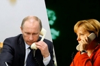 Путин и Меркель обсудили урегулирование внутриукраинского кризиса