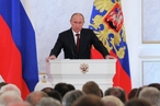 Выступление Президента РФ В.В.Путина с ежегодным Посланием Федеральному Собранию