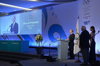 Владимир Путин присутствовал на приёме от имени президента Международного олимпийского комитета Томаса Баха в честь гостей XXII Олимпийских зимних игр
