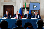 Выступление Сергея Лаврова на пресс-конференции по итогам российско-итальянских переговоров глав МИД и Минобороны