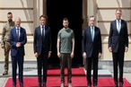Зеленский встретился с лидерами ФРГ, Франции, Италии и Румынии