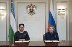 Председатель Совета Федерации Валентина Матвиенко провела встречу с Председателем Сената Олий Мажлиса Республики Узбекистан Танзилой Нарбаевой