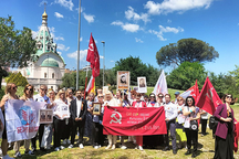 Парад «Бессмертного полка» в Риме