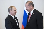Путин и Эрдоган начали встречу с рукопожатия