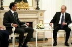 Путин обсудил с эмиром Катара ситуацию на рынке нефти и обстановку в Сирии