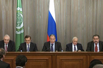 Выступление С.В.Лаврова на  пресс-конференции по итогам первой сессии Российско-Арабского Форума сотрудничества на министерском уровне, Москва, 20 февраля 2013 года
