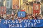 В Белграде прошло массовое шествие в защиту традиционных ценностей