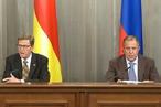 Выступление С.В.Лаврова на  пресс-конференции по итогам переговоров с Министром иностранных дел Федеративной Республики Германия Г.Вестервелле, Москва, 5 июля 2012 года