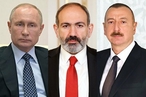 В Кремле начались переговоры лидеров России, Армении и Азербайджана