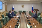 Встреча К.Косачева с Председателем Международного движения русофилов Н.Малиновым